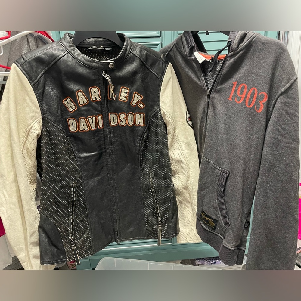 Women’s Harley Davidson Rallyrunner 3 in 1 Leather Jacket and Hoodie